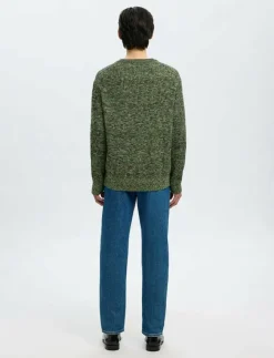 Selected Stickat|SLMTILUM LS KNIT CREW NECK - Rundhalsad