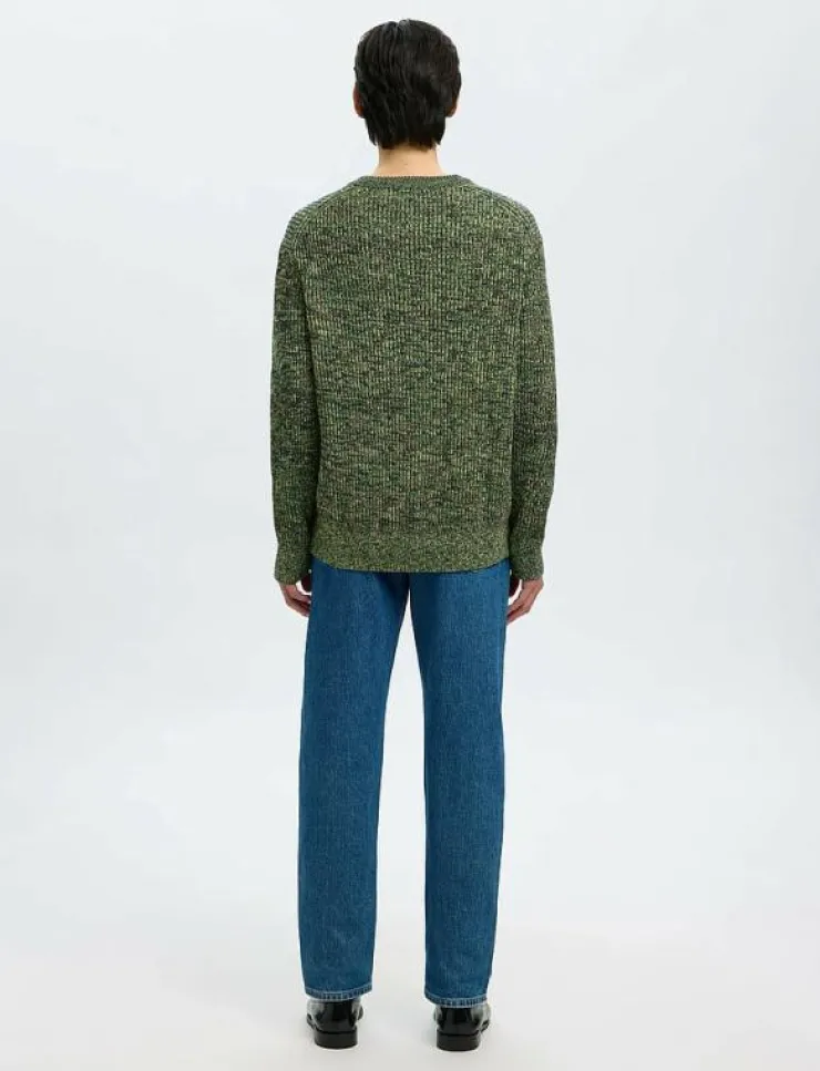 Selected Stickat|SLMTILUM LS KNIT CREW NECK - Rundhalsad