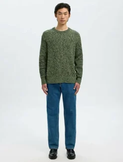 Selected Stickat|SLMTILUM LS KNIT CREW NECK - Rundhalsad