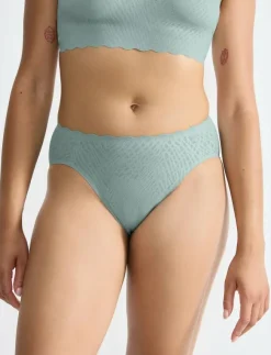 Kvinnor sloggi Underkläder|ZERO Feel Bliss High leg - Seamless trosa