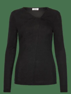 Soaked in Luxury SLSkylara Knot Tee - Långärmade toppar|Kvinnor T-Shirts & Toppar