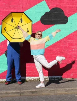 Kvinnor Suck UK Paraplyer|Paraplyer|Smiley Umbrella - Paraplyer
