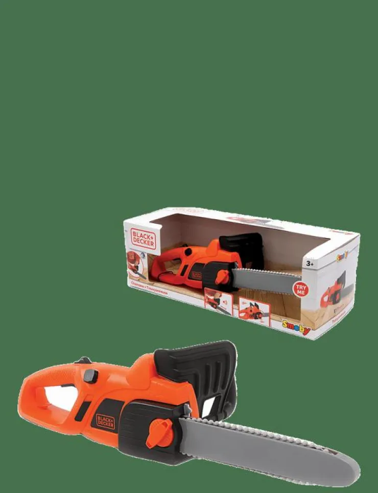 Barn Smoby Rollspel|Black+Decker Motorsåg - Leksaksverktyg