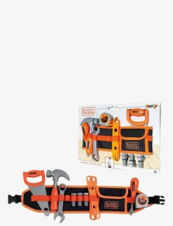 Barn Smoby Rollspel|Black+Decker Verktygsbälte i tyg - Leksaksverktyg