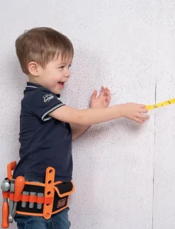 Barn Smoby Rollspel|Black+Decker Verktygsbälte i tyg - Leksaksverktyg