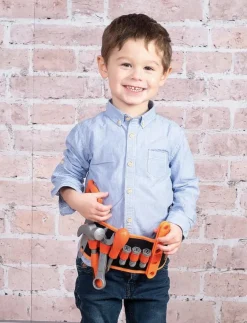 Barn Smoby Rollspel|Black+Decker Verktygsbälte i tyg - Leksaksverktyg