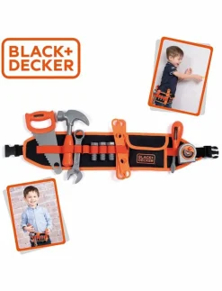 Barn Smoby Rollspel|Black+Decker Verktygsbälte i tyg - Leksaksverktyg
