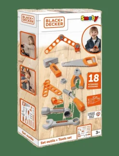 Barn Smoby Rollspel|Black+Decker Verktøysett - Leksaksverktyg