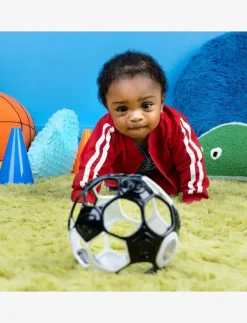 Oball Soccer - fodbold (sort/hvid) - Interaktiva leksaker|Barn Babyleksaker