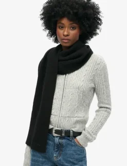 Kvinnor Superdry Sjalar & Halsdukar|SOFT RIB KNIT SCARF - Halsdukar