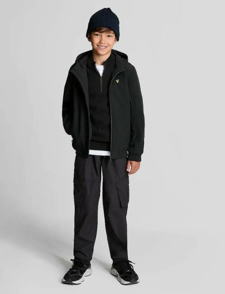 Barn Lyle & Scott Överdelar|SoftShell Hooded Jacket - Huvtröjor