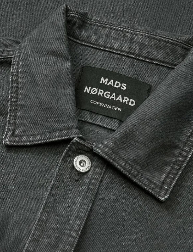 Mads Nørgaard Soil Denim August Dyed Work Shirt - Jeansskjortor| Overshirts