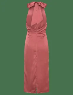 Malina Solange open back halterneck midi dress - Midiklänningar|Kvinnor Plus Size & Curvy|Klänningar