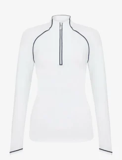 Kvinnor Original Penguin Golf Sweatshirts|SOLID 1/4 ZIP SUN PROTECTION TOP - Sweatshirts