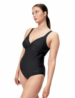 Speedo Solid Cross Knot Swimsuit - Baddräkter|Kvinnor Badkläder