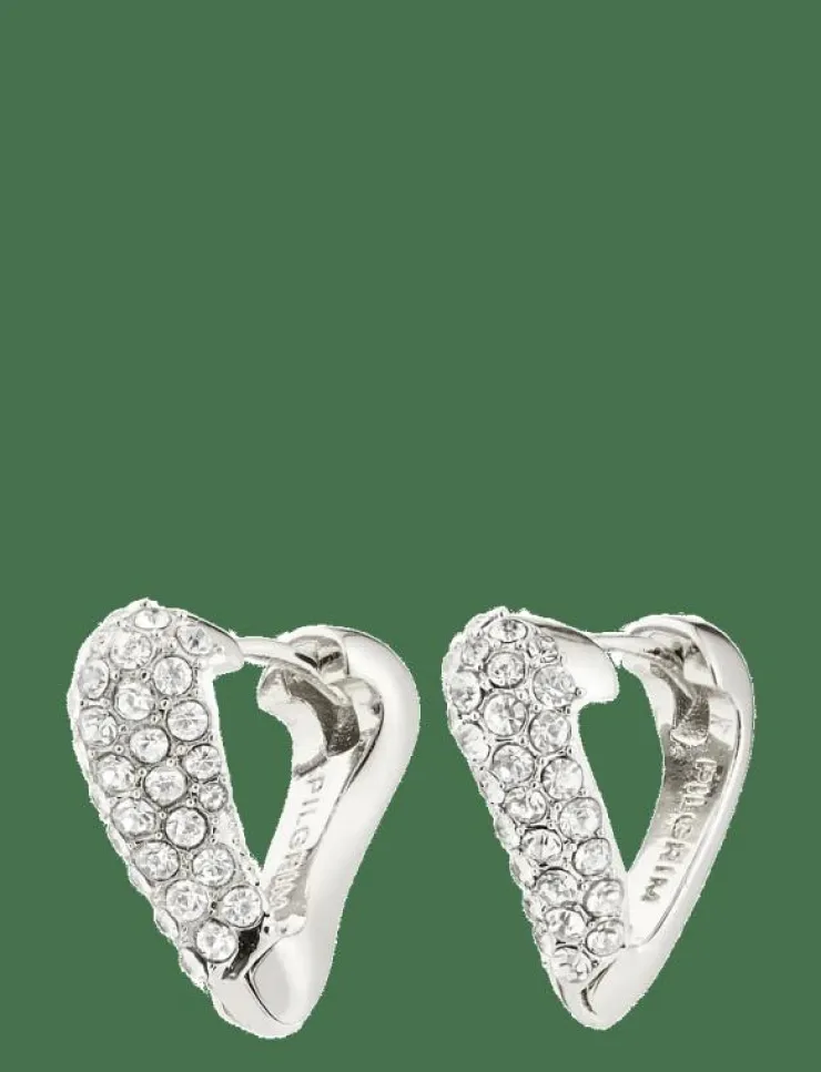 Pilgrim SOUL earrings silver-plated - Hoops| Smycken