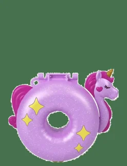 Polly Pocket SPARKLE COVE ADVENTURE Unicorn Floatie Compact - Film & Sagofigur|Barn Leksaksset & Leksaksfigurer