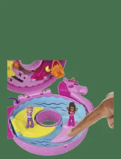 Polly Pocket SPARKLE COVE ADVENTURE Unicorn Floatie Compact - Film & Sagofigur|Barn Leksaksset & Leksaksfigurer