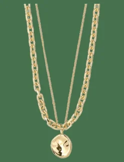 Pilgrim SPARKLE necklace 2-in-1 set, gold-plated - Halsband med hänge|Kvinnor Smycken|Smycken
