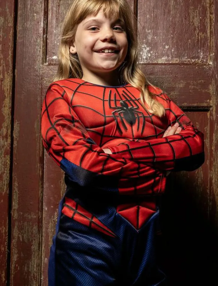 Barn Rubies Maskeradkläder & Tillbehör|Spiderman Deluxe Costume - Maskeradkläder