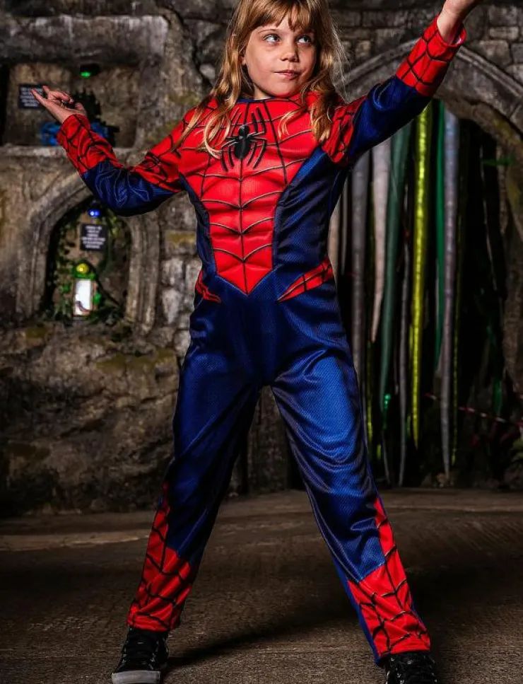 Barn Rubies Maskeradkläder & Tillbehör|Spiderman Deluxe Costume - Maskeradkläder