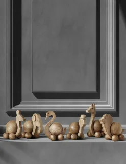 ChiCura Dekorationsdetaljer|Spinning Kangaroo - Small - Träfigurer