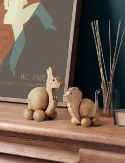 ChiCura Dekorationsdetaljer|Spinning Kangaroo - Small - Träfigurer