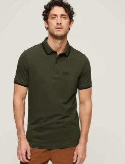 Superdry SPORTSWEAR RELAXED TIPPED POLO - Kortärmade pikéer| Pikéer