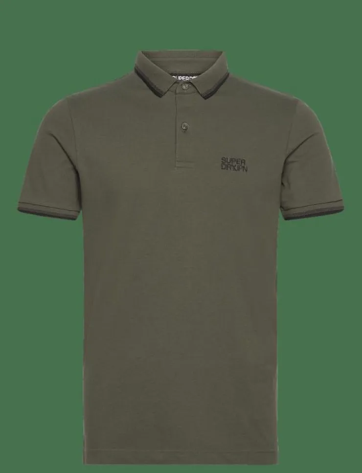 Superdry SPORTSWEAR RELAXED TIPPED POLO - Kortärmade pikéer| Pikéer