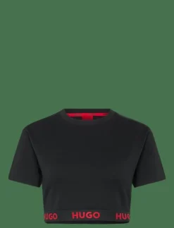 Kvinnor HUGO T-Shirts & Toppar|SPORTY LOGO_T-SHIRT - Crop tops