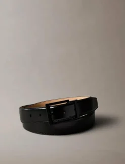 Calvin Klein SQUARE BUCKLE SMOOTH 32MM ADJ - Skärp| Skärp