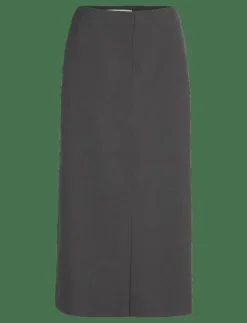 Kvinnor Soft Rebels Kjolar|SRLori Midi Skirt - GRS - Midi kjolar
