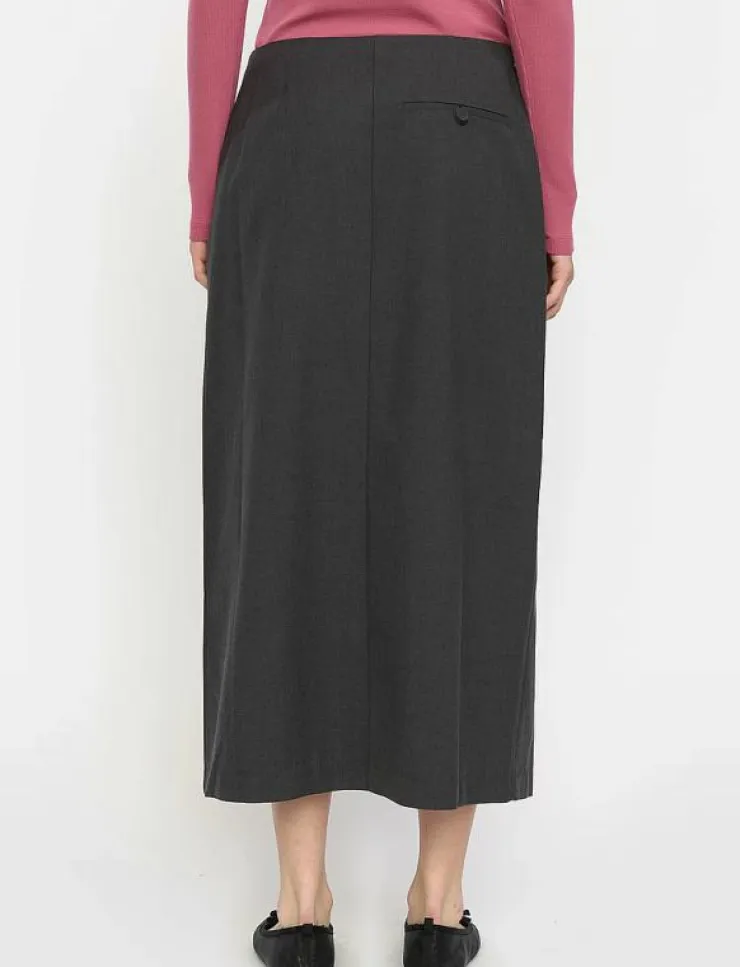 Kvinnor Soft Rebels Kjolar|SRLori Midi Skirt - GRS - Midi kjolar
