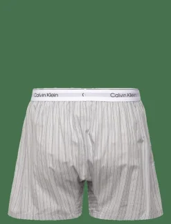 Calvin Klein Pyjamas|S/S CREW POPLIN BOXER SET - Pyjamas