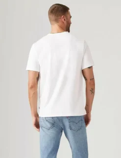 Levi's® T-Shirts|SS HM HENLEY WHITE + - Kortärmad t-shirt