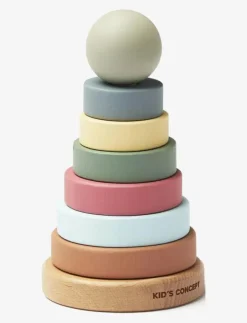 Kid's Concept Stacking rings EDVIN - Stapelbara klossar|Barn Babyleksaker|Babyleksaker