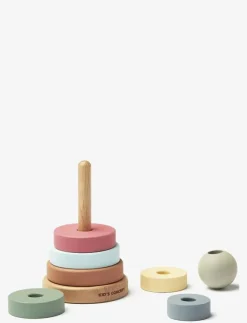 Kid's Concept Stacking rings EDVIN - Stapelbara klossar|Barn Babyleksaker|Babyleksaker