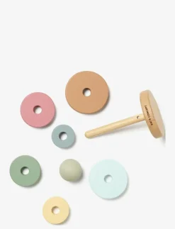 Kid's Concept Stacking rings EDVIN - Stapelbara klossar|Barn Babyleksaker|Babyleksaker