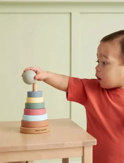 Kid's Concept Stacking rings EDVIN - Stapelbara klossar|Barn Babyleksaker|Babyleksaker