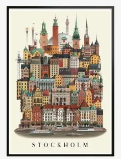 Martin Schwartz Stockholm small poster - Posters| Posters & Ramar