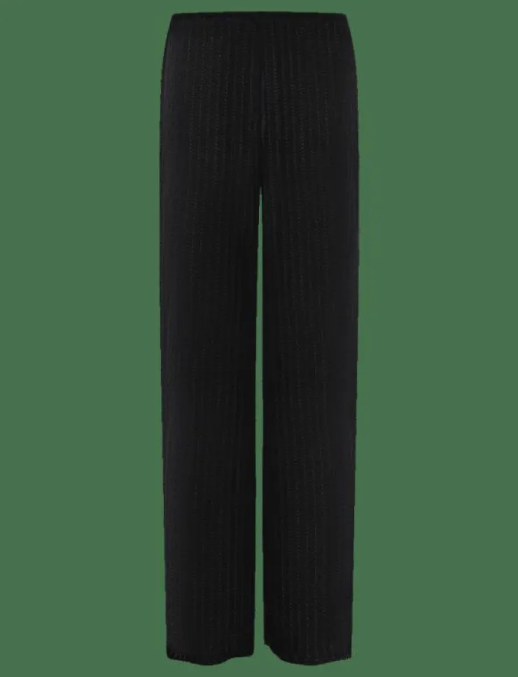 Mango Straight knitted trousers - Raka byxor|Kvinnor Byxor