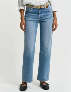 GANT STRAIGHT RIGID JEANS - Straight jeans|Kvinnor Jeans