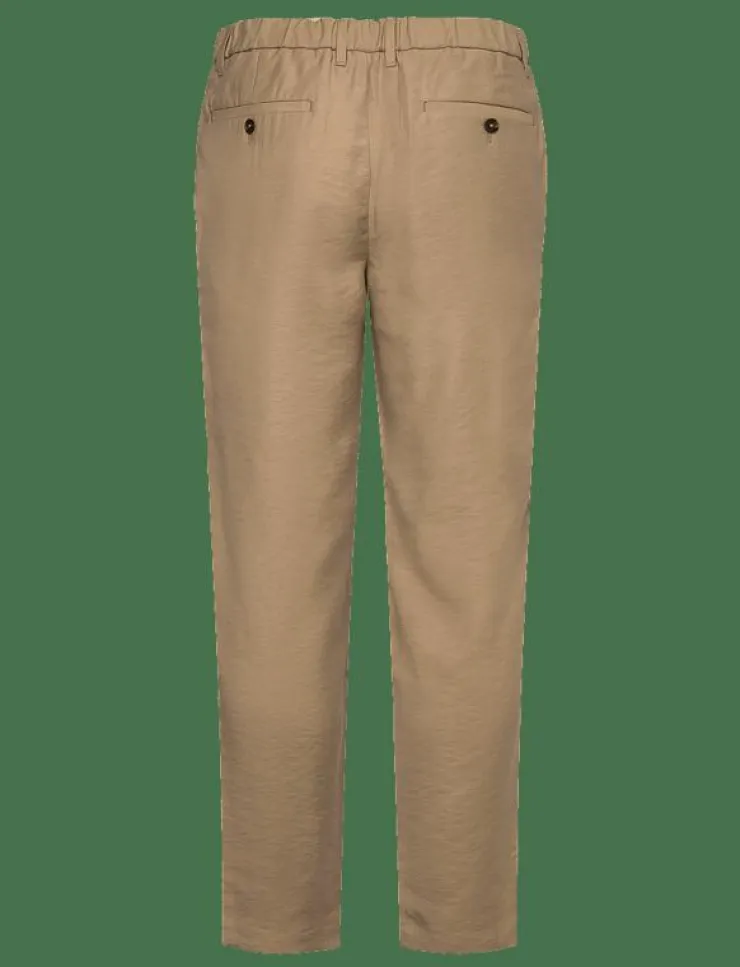 Mango Byxor|Straight-fit pleated trousers - Casual byxor