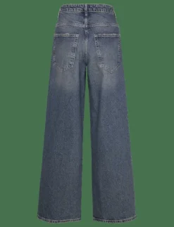 Mango Straight-leg jeans with eyelets - Straight jeans|Kvinnor Denimkläder|Jeans