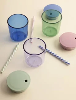 Design Letters Straw lid for Eco kids cups & glasses - Pipmuggar|Barn Mata