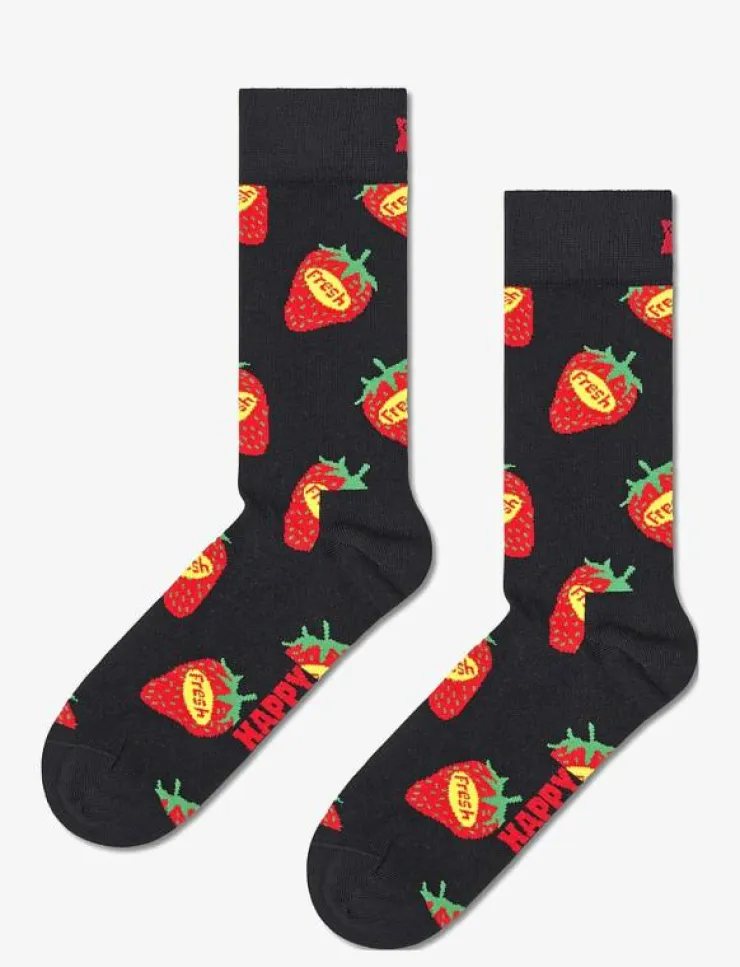 Happy Socks Strawberry Fresh Sock - Sockor|Kvinnor Strumpor|Strumpor