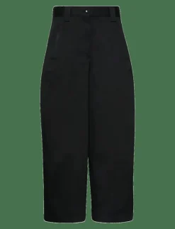 Calvin Klein Jeans STRETCH COTTON TWILL BARREL LEG - Byxor|Kvinnor Byxor