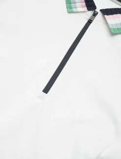 Kvinnor Ralph Lauren Golf Klänningar & Kjolar|Stretch Piqué Quarter-Zip Polo Dress - Klänningar