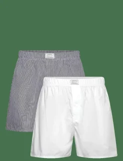 GANT STRIPE AND SOLID BOXER SHORTS 2-P - Boxershorts| Underkläder|Kalsonger