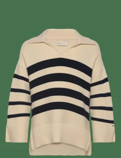 Barn GANT Överdelar|STRIPED BRETON KNITTED SWEATER - Stickade tröjor